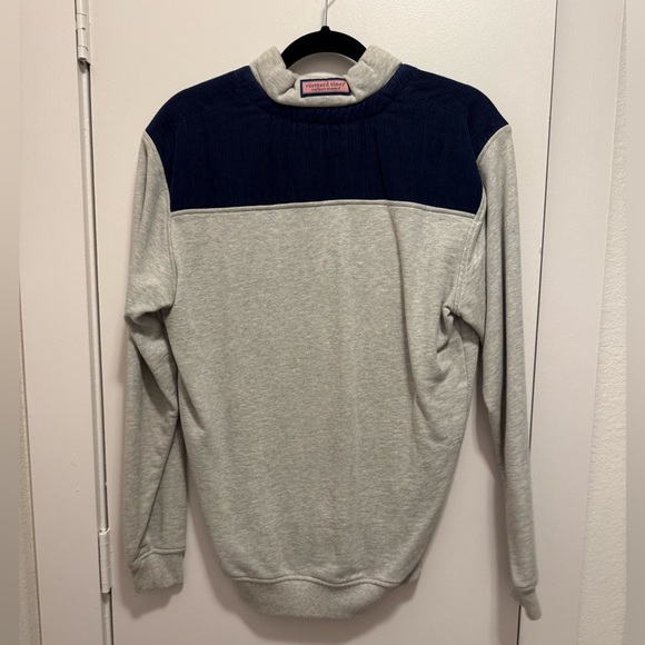 Vineyard Vines Men XS 1/4 Zip Pullover sweater Grey - Picture 6 of 8